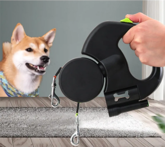 Auto Double Dog Leash Brightening Powder