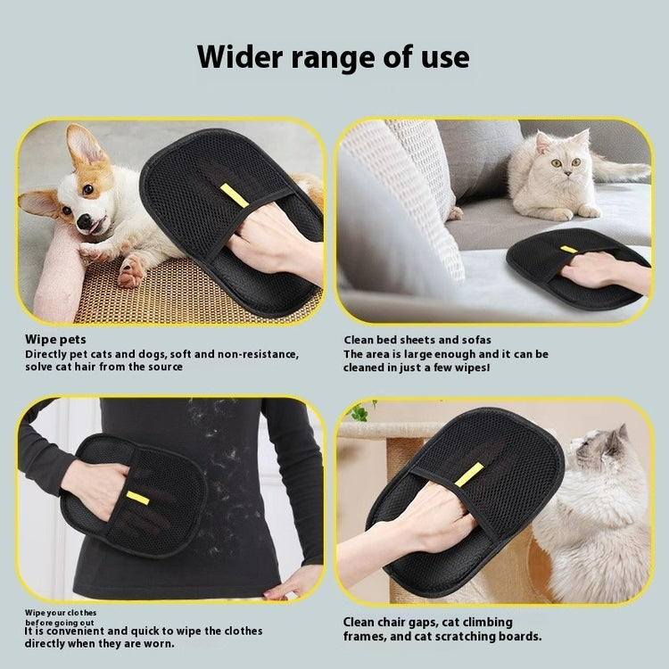 Grooming Glove for Pets Shaker Bottle