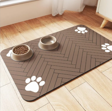 Quick-Drying Feeding Mat for Cats & Dogs