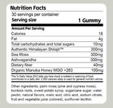 Shilajit 3-in-1 Gummies for Men