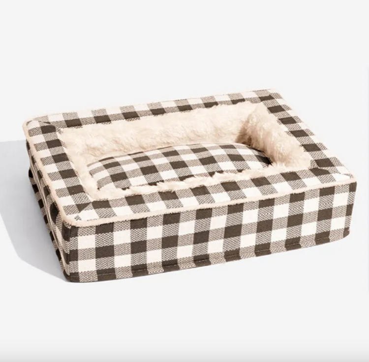 washable plaid pet bed Classic Plaid Pet Bed 