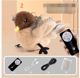 Plush Bird Pet Toy Sided Tape Transparent