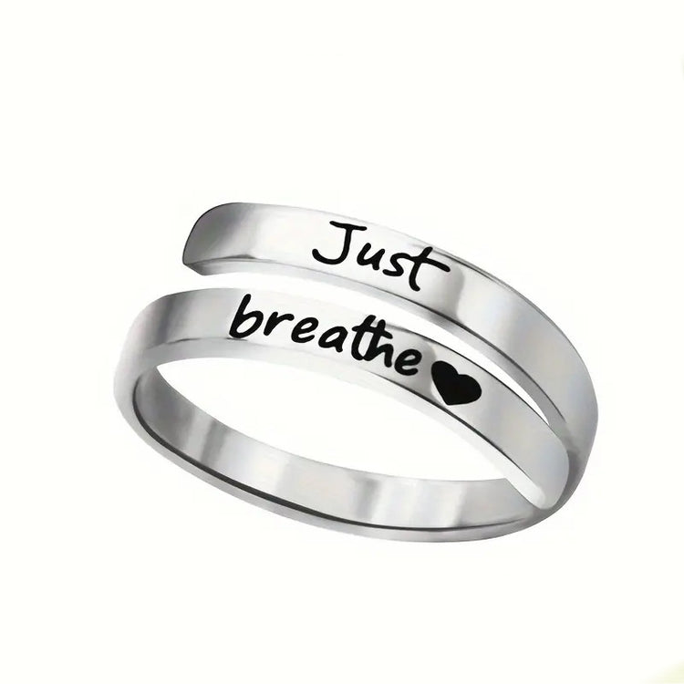Silver Spiral Heart Ring Film Remover