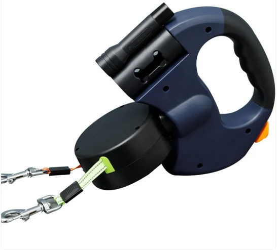 Dual Retractable Dog Leash Retractable