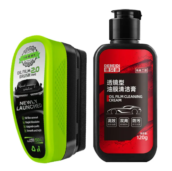 Crystal Clear Car Glass Oil Film Remover