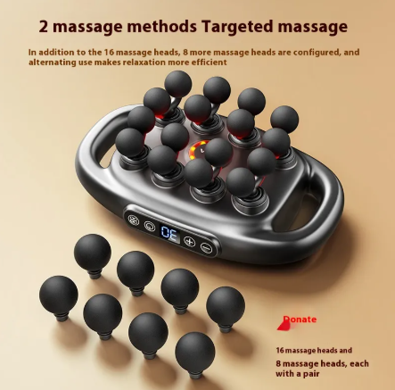 Deep Tissue Muscle Massage Gun 816 Heads