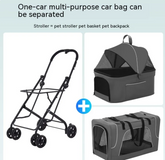 Folding Pet Stroller for Cats & Dogs