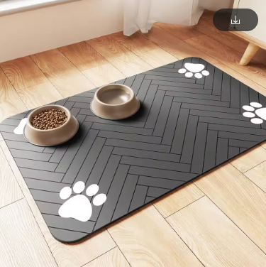 Quick-Drying Feeding Mat for Cats & Dogs