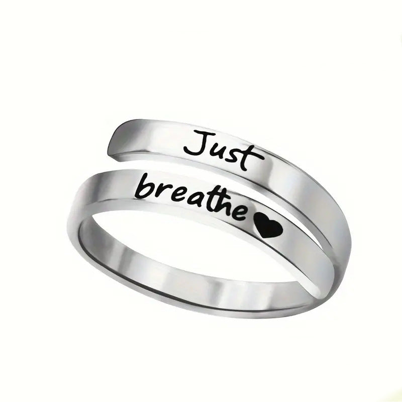Silver Spiral Heart Ring Film Remover