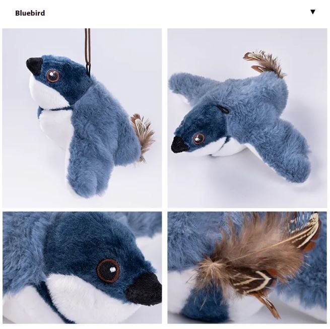 Flapping Bird Cat Toy Powder daily