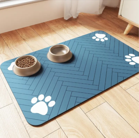 Quick-Drying Feeding Mat for Cats & Dogs