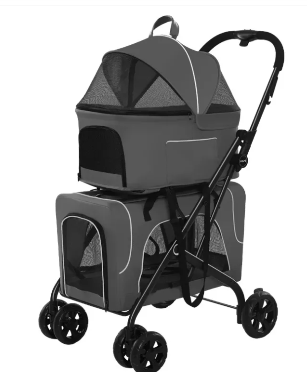 Folding Pet Stroller for Cats & Dogs